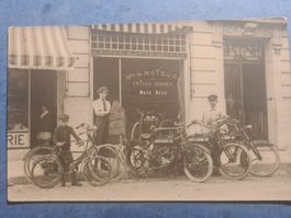 MOTO REVE 1915  CARTE  POSTALE  VINTAGE  COLLECTION
