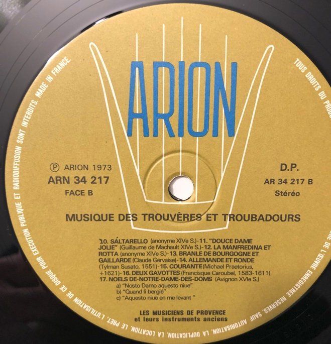 Dischi in vinile: Les Musiciens de Provence (LP, 1973) – Usato da Grüningen venduto da azulamarillo_vinyl 4
