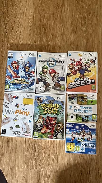 Console: Nintendo Wii mit Controller und Spielen – Usato da Winterthur venduto da Lucoelen 2