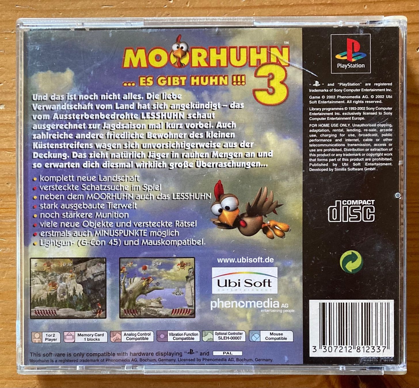 Sony Giochi: Moorhuhn 3 - PS1 – Usato da Zürich venduto da Djmotionch 3