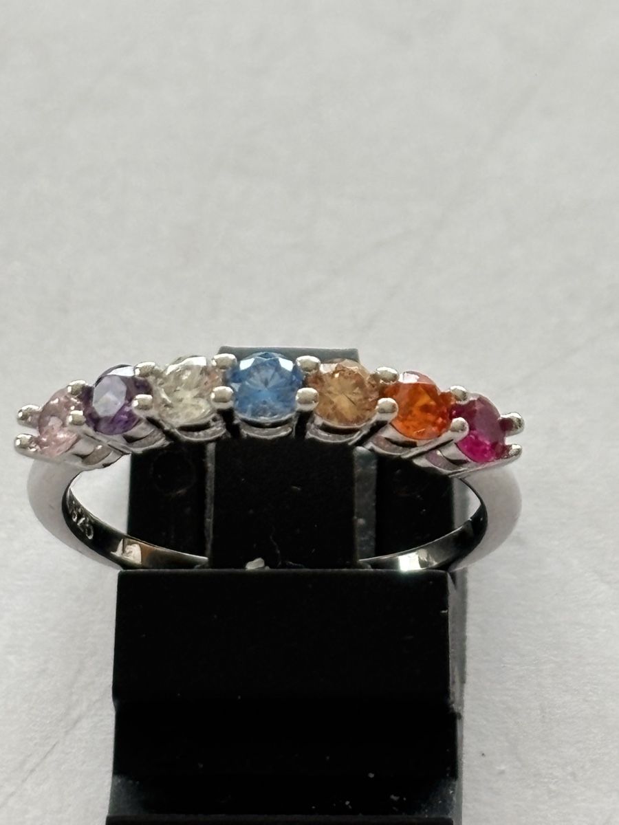 Ringe: Regenbogen Ring, 925 Silber – Gebraucht aus Langnau am Albis von flusspflege 1