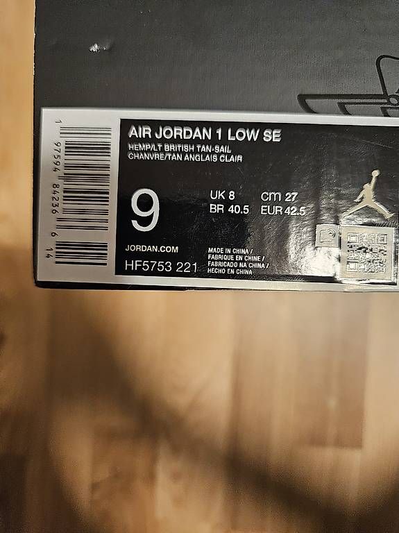 Chaussures hommes: Jordan 1 Low in Beige - Gr. 42.5 – Neuf avec emballage d'origine à Bern par erh_68vj 3