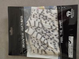 Naturfedern RW Shield 4 Zoll Zebra