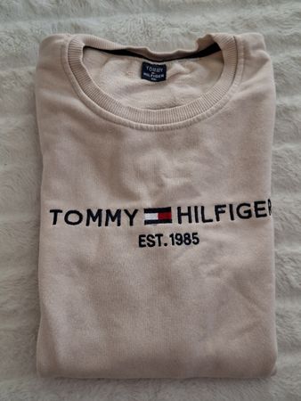 Pull Tommy Hilfiger XXL beige,