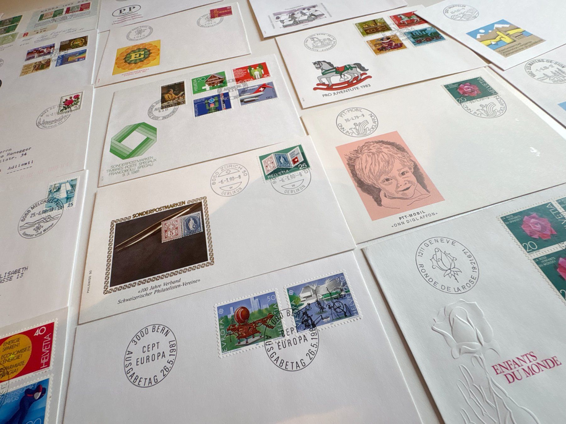 Tutti i francobolli: FDC LOT HELVETIA – Usato da Riva san vitale venduto da abd_p86k 2