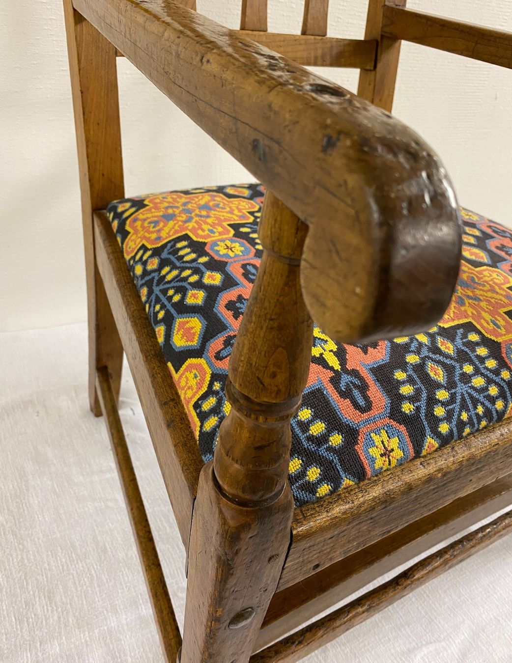 Sessel: Fauteuil en Bois Style Rustique Époque 1850 – Gebraucht aus Oeschseite von -Luxury-On-Line- 1