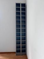 2 IKEA GNEDBY Regale für CDs, DVDs, Bücher, Nippes, silber