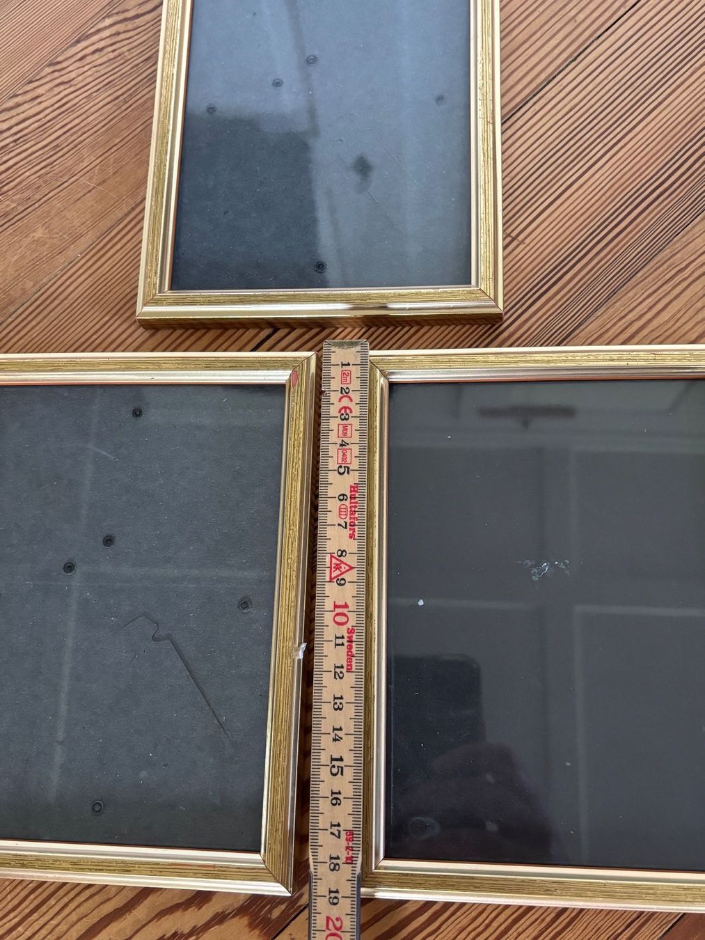 Cornici: 3 Vintage goldene Bilderrahmen – Usato da Horgen venduto da uge_pd5p 5