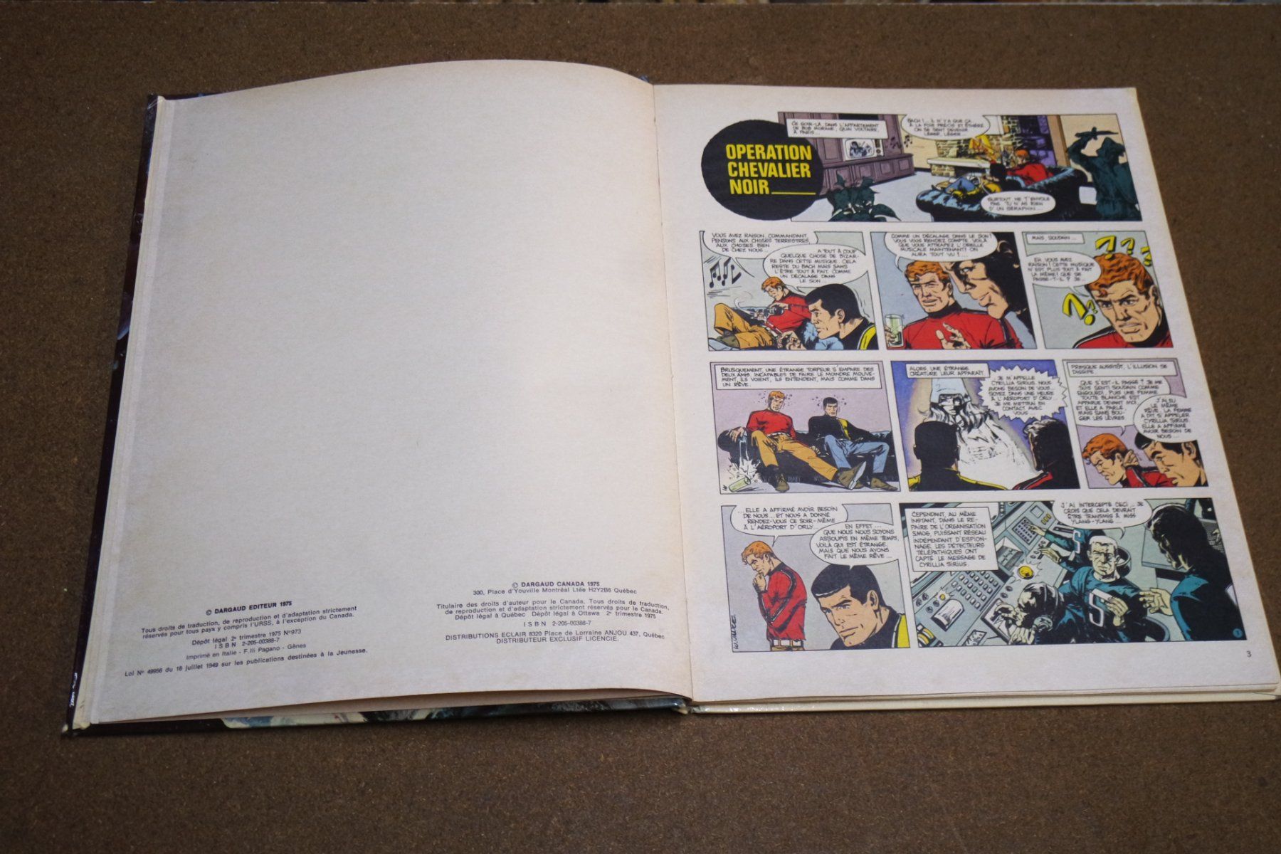 Fumetti: BOB MORANE    °°°°° OPÉRATION CHEVALIER NOIR  °°°°° – Usato da Avenches venduto da WEBHobby 2