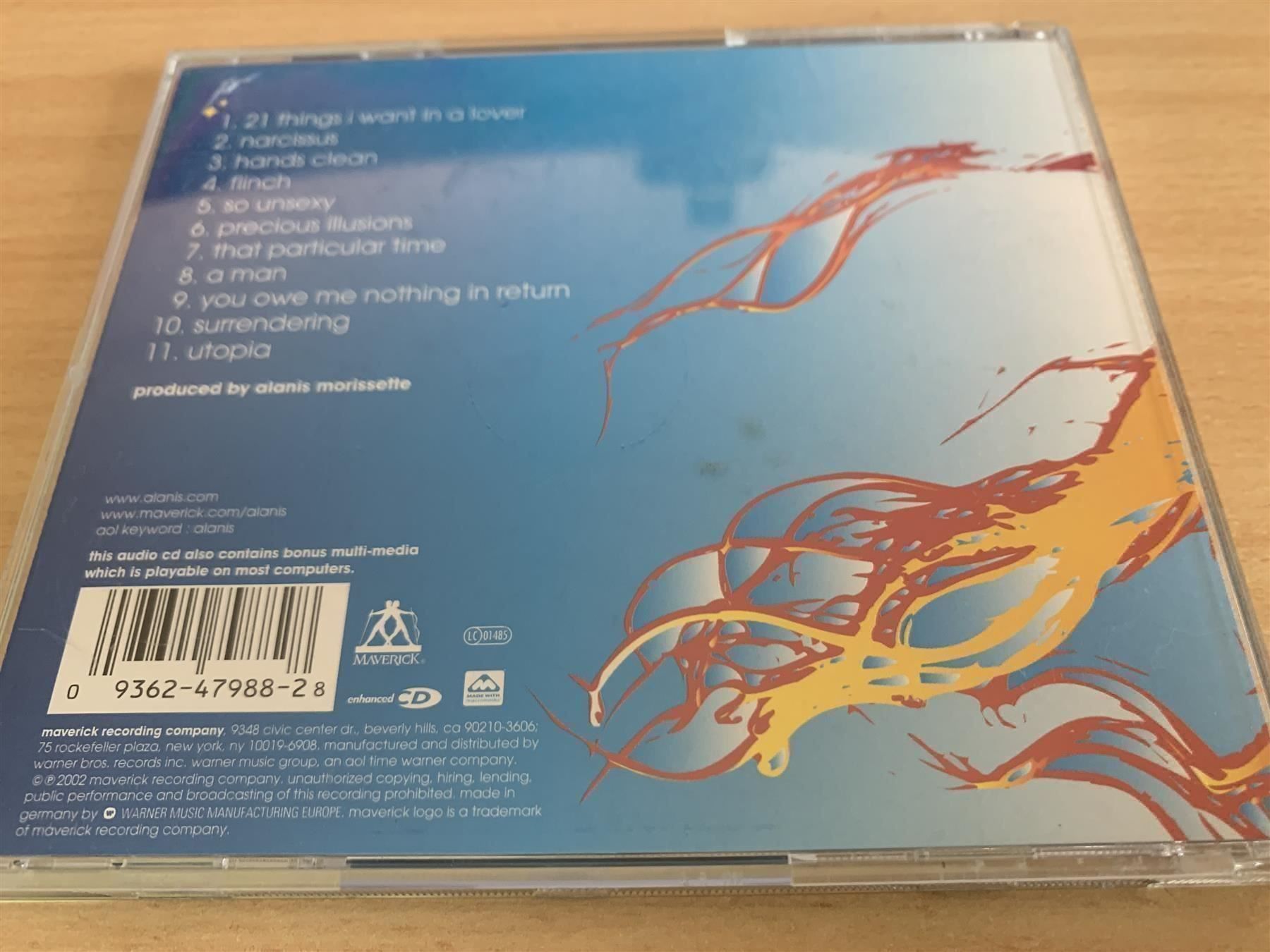 CD: Alanis Morissette – Under Rug Swept – Usato da Rikon im Tösstal venduto da Alpenmutz 1