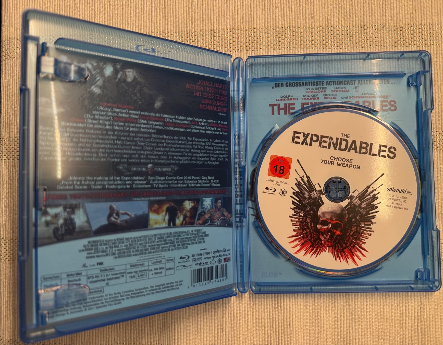 Tutti i DVDs: The Expendables [Blu-ray] Teil 1 Special Edition – Usato da Arbon venduto da drs64 2