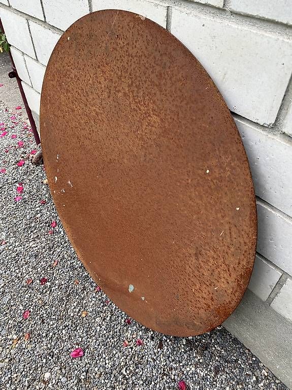Piatti di portata: Stahlplatte Rost 90cm Durchmesser – Usato da Staufen venduto da Flamenco666 1