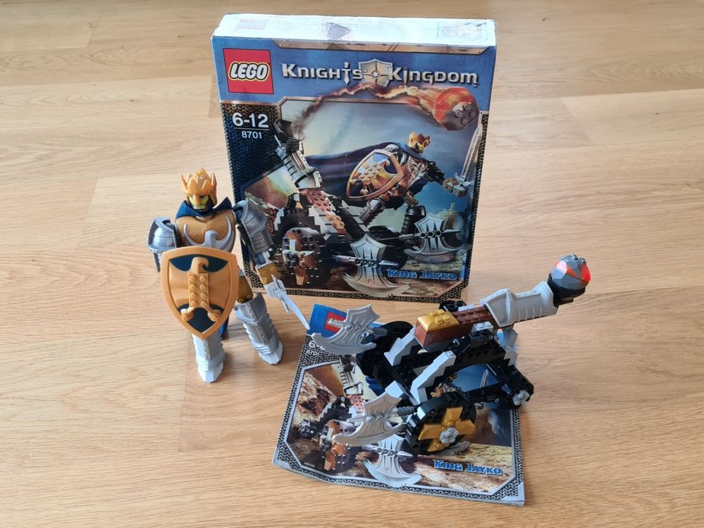 Lego Knights' Kingdom 8701 König Jayko mit Katapult OVP 2006 (Gebraucht ...