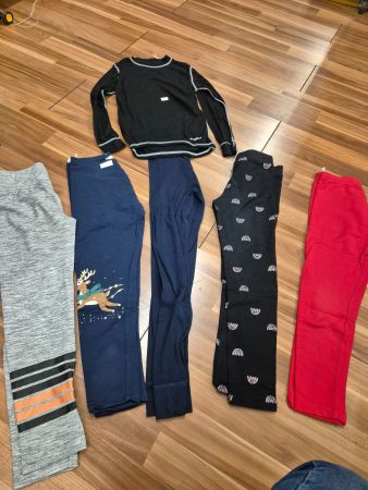 Thermo Set und Leggings, Grösse 134/140 B26