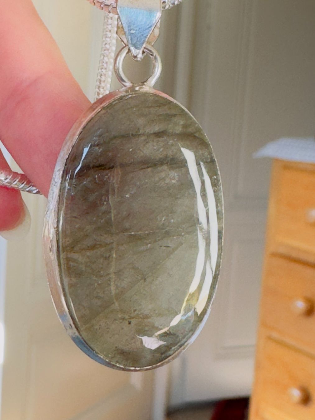 Catenine: Labradorite Gemstone Handmade necklace – Nuovo e nell'imballaggio originale da Genève venduto da AGBERG 2