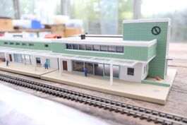 Vollmer grosser Bahnhof 7500 & weiteres - Gebäude Set Spur N