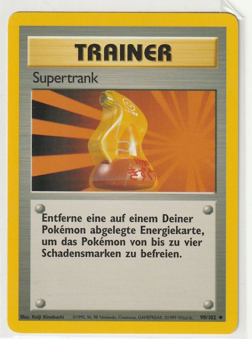 Pokémon Carte collezionabili: Pokémon 1999 Supertrank (90/102), Base Basis Set – Usato da Biel/Bienne venduto da historian-198