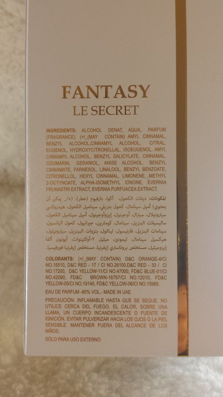 Parfum & Eau de Toilette: Emper Fantasy Le Secret EdP 100ml – Neu (gemäss Beschreibung) aus Luzern von Zimprich 5