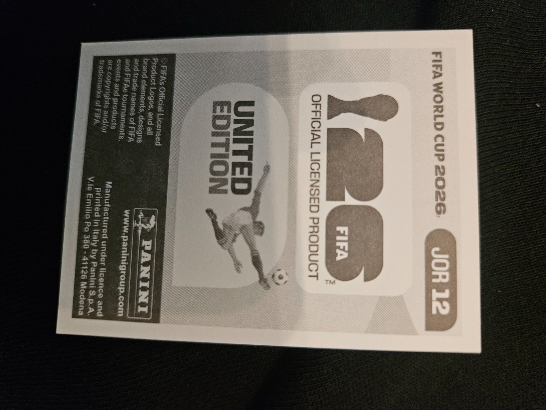 Panini Sammelbilder & Trading cards: JOR12 – Gebraucht aus Würenlingen von Dinli 1