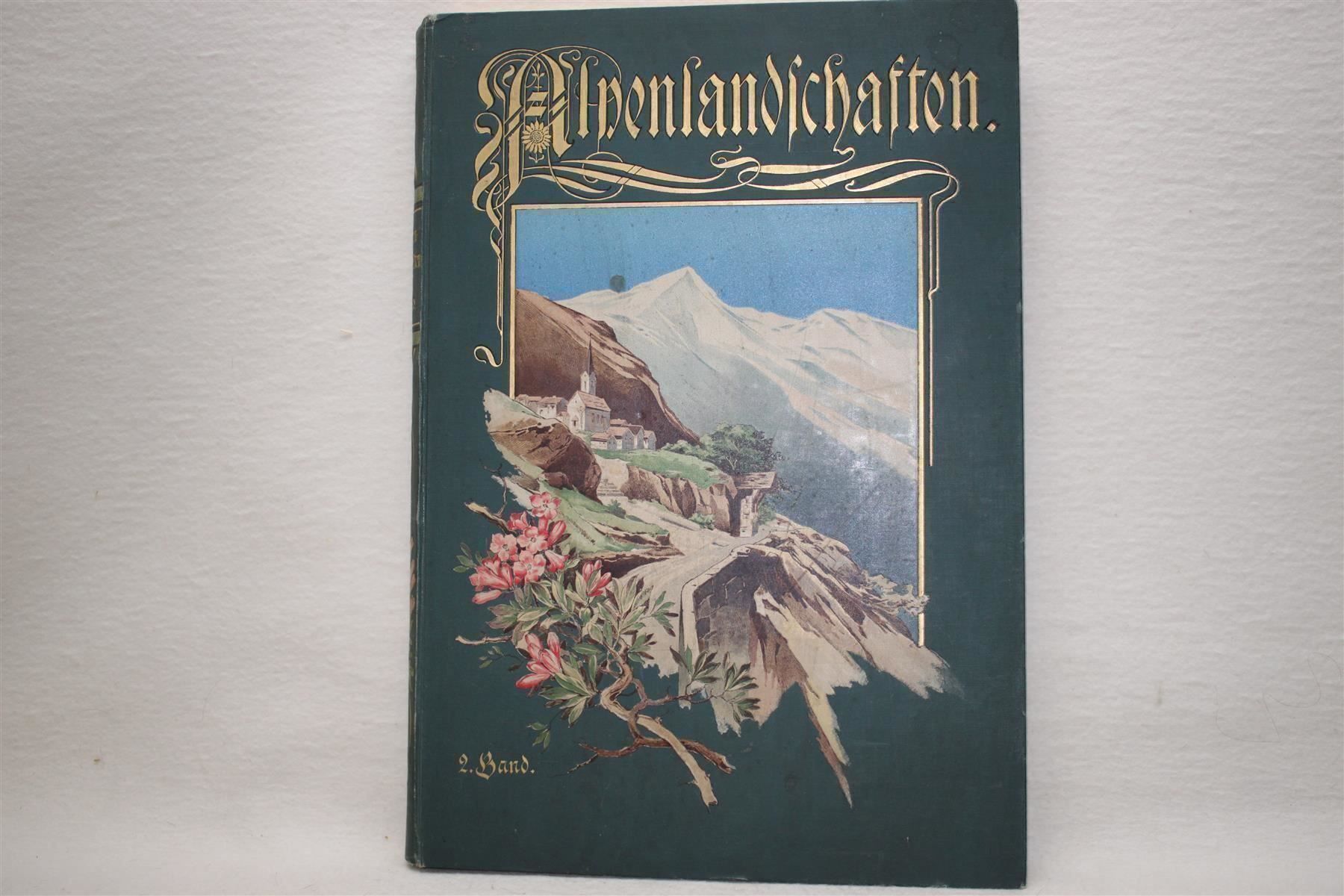 Cartoline postali: Alpenlandschaften ca. 1900 – Usato da Thun venduto da Amye