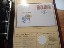 Abart "Coccolino" 2006, FDC unterschiedliches Markenbil