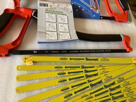 Bügelsäge 12“ Metallsäge plus 20 STARRETT Sägeblätter!, NEU