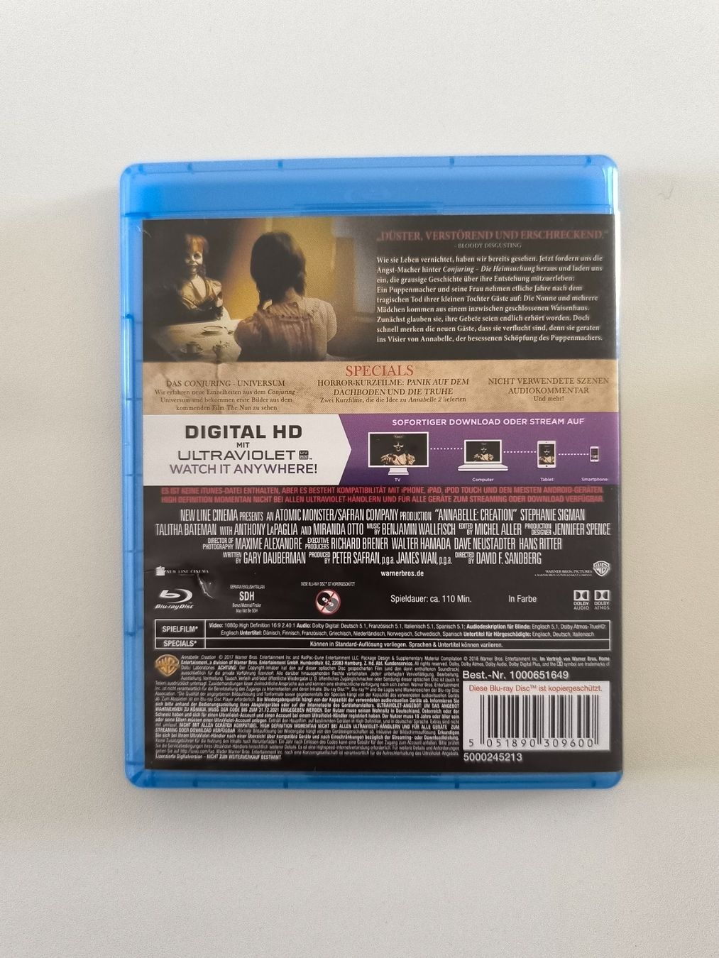 Alle DVDs: Blu-ray / Annabelle 2 – Gebraucht aus Muttenz von hak_dsk9 1