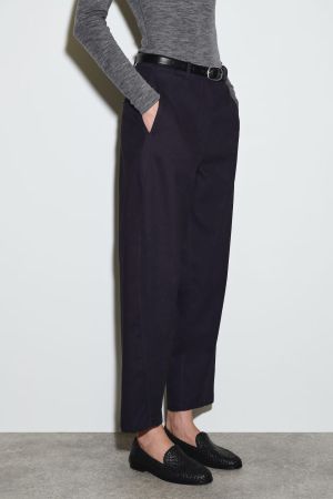COS CHINOHOSE AUS BAUMWOLLE MIT BARREL-BEIN, 34