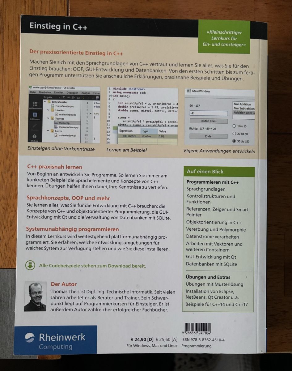 Livres: Buch Einsteig in C++  – D'occasion à Gipf-Oberfrick par mapfi5 1