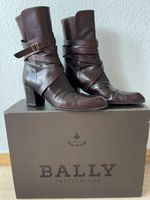 Bally Caissa Stiefelette aus Dunkelbraunem Leder Gr.36.5