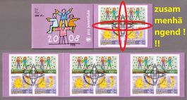 2008_J389Aa+391Aa_PRO JUVENTUTE Markenheft_6 PAARE ET !!
