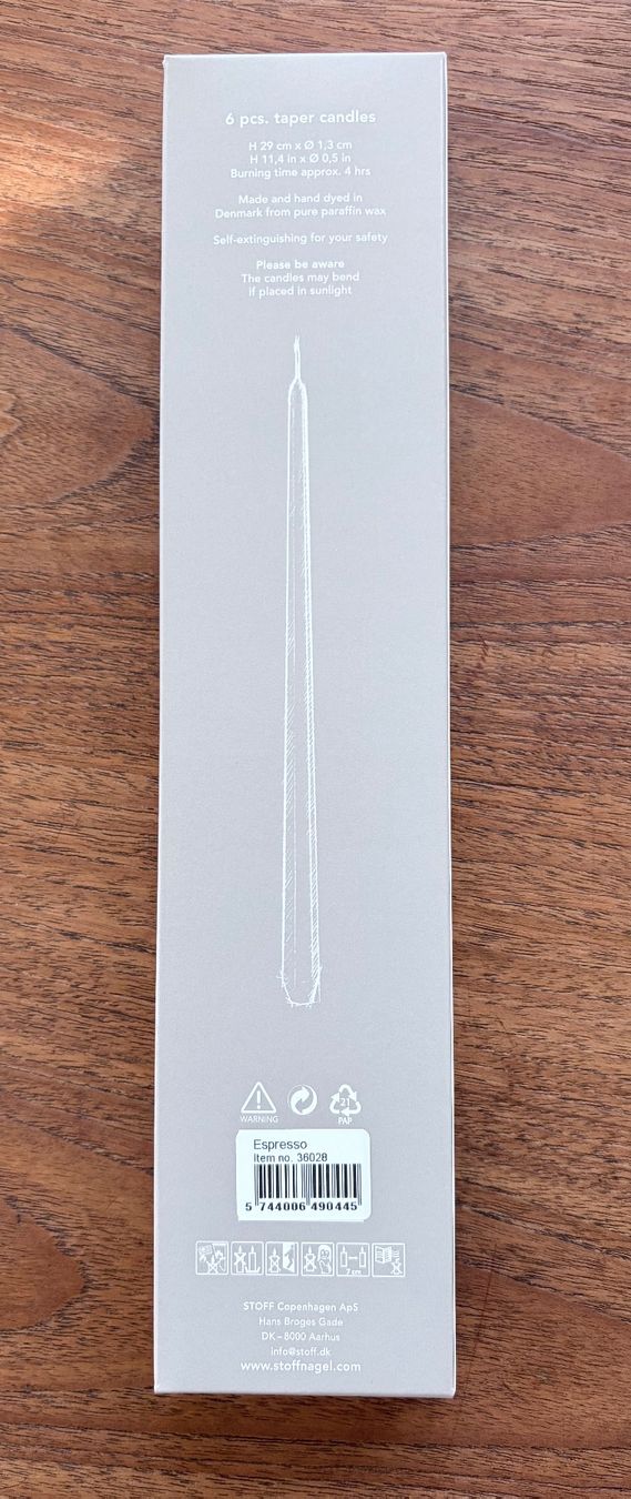 Candele: Stoff Nagel Kerzen – Nuovo e nell'imballaggio originale da Erlenbach ZH venduto da Blondie1966 1