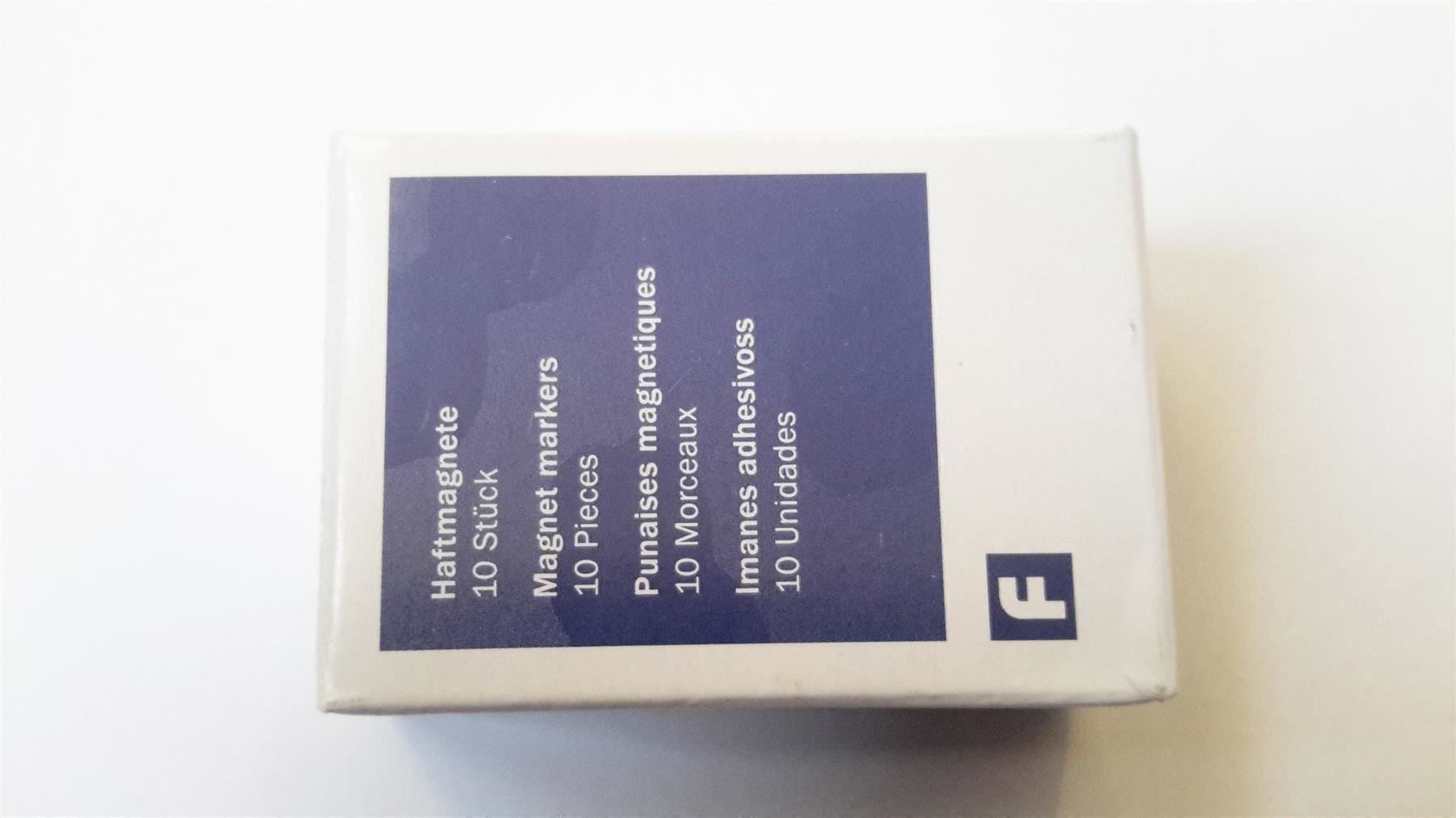 Magnete: Magnete 10 Stück, 13 mm, weiss – Neu und originalverpackt aus St. Gallen von cointec 5