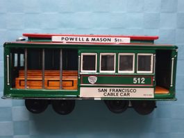San Francisco Cable Car 512 Blech Japan funktionierend
