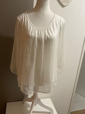 3/4 Arm Bluse cremefarbig von comma Gr.34