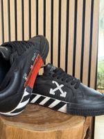 Off-White Vulcanized Low Black White Sneakers - Size 40
