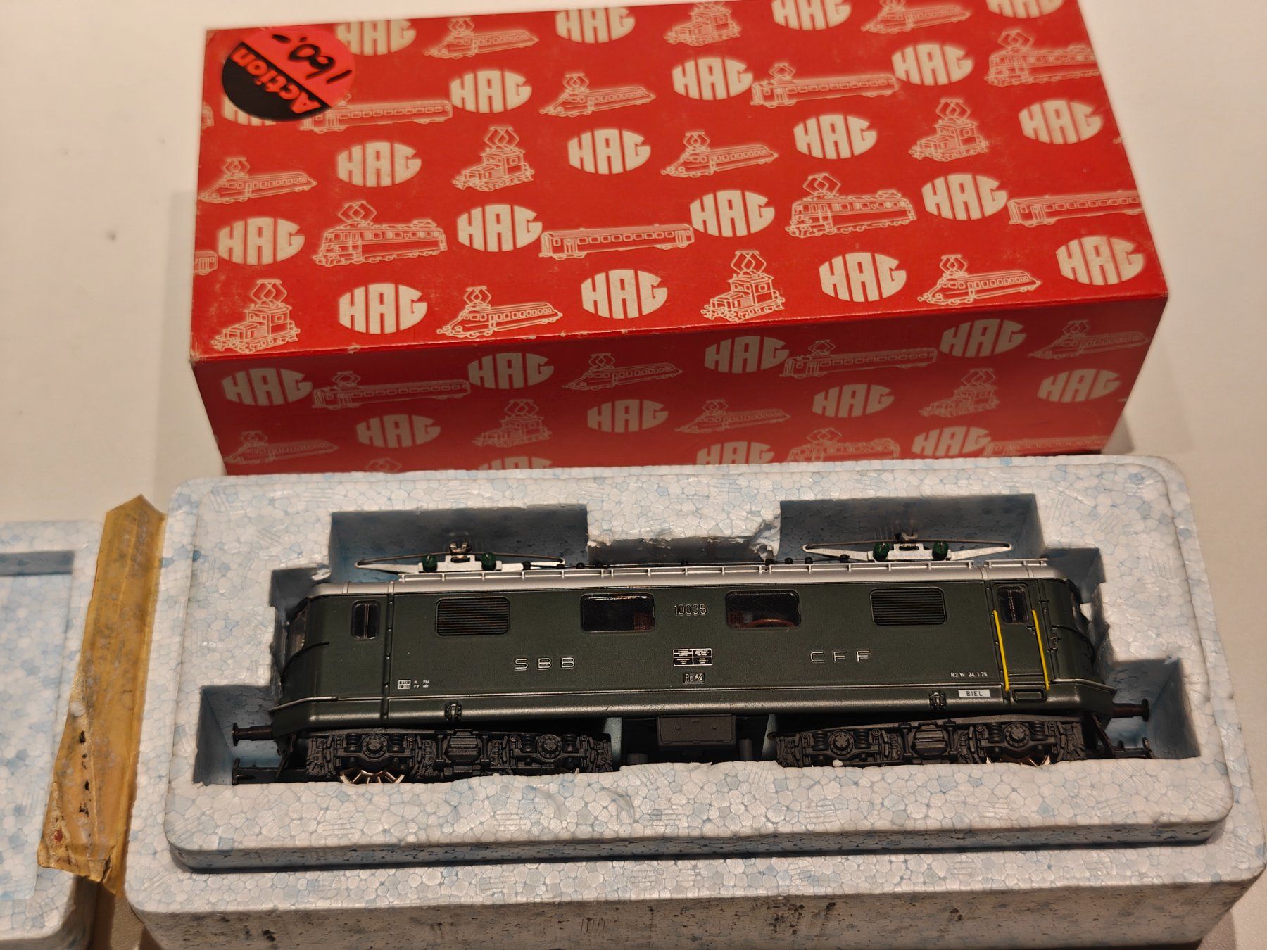 Hag Modellini di ferrovie: Hag Nr. 220 Re 4/4 I SBB – Usato da Braunau venduto da Homersimpson