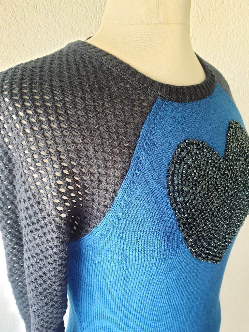 Moschino Kleider: MOSCHINO KLEID STRICKKLEID 40 L CASHMERE PULLOVER KASCHMIR – Neu (gemäss Beschreibung) aus Elsau von the-colorful-side 6