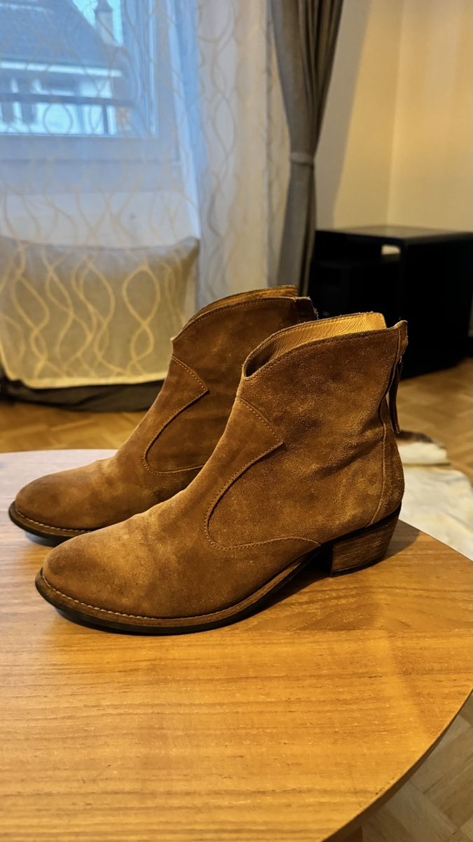 Scarpe da donna: Wildlederboots, Grösse 38 – Nuovo (secondo la descrizione) da Basel venduto da suk_v5lx 1