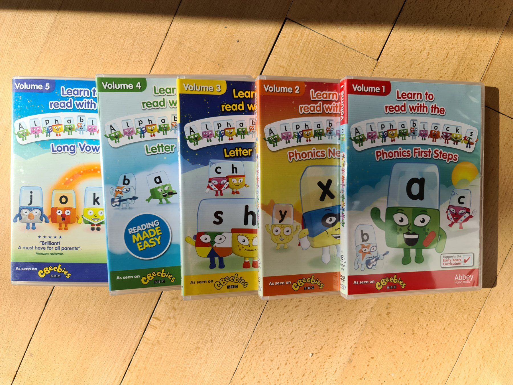 Tutti i DVDs: Alphablocks DVDs, Complete Collection, Englisch lernen Spass – Usato da Wallisellen venduto da ast_2cxw