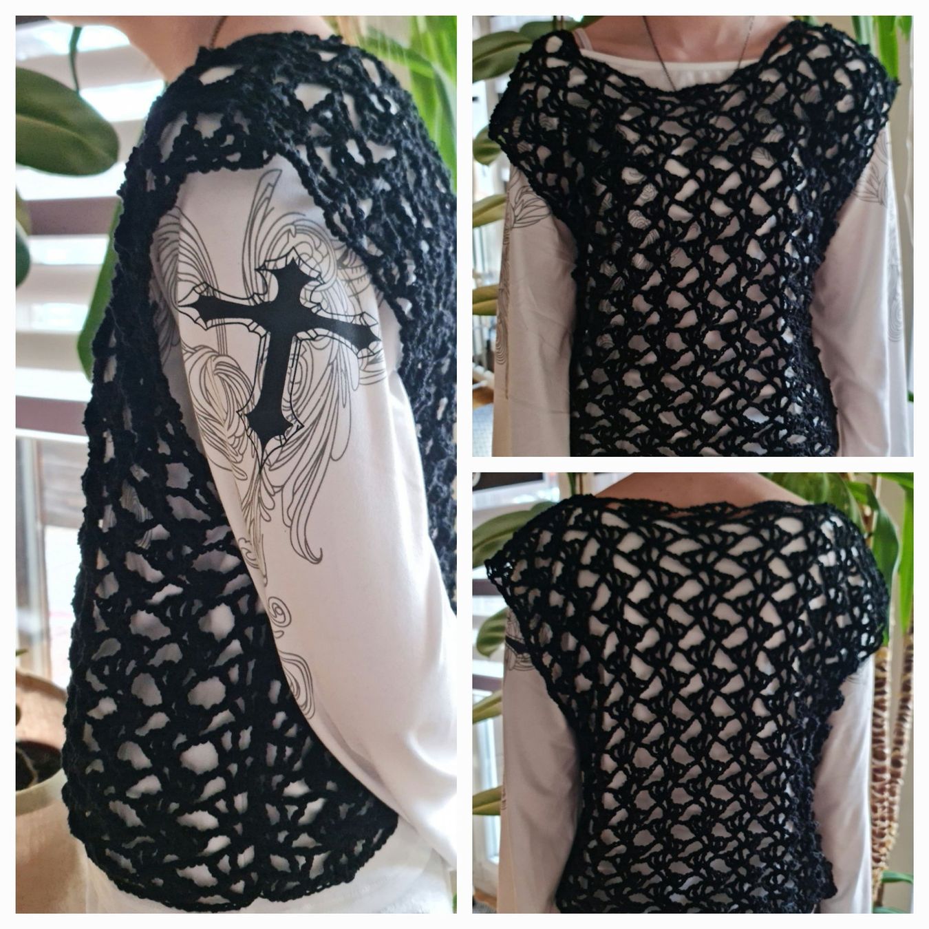 Pullover & Sweatshirts: selbst gehäkelter Shirt Grösse M – Neu (gemäss Beschreibung) aus Turbenthal von SiBra77