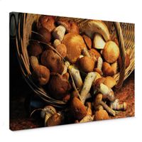 Leinwandbild Pilzkorb 30x20cm (neu, UVP 31.90 Fr.)