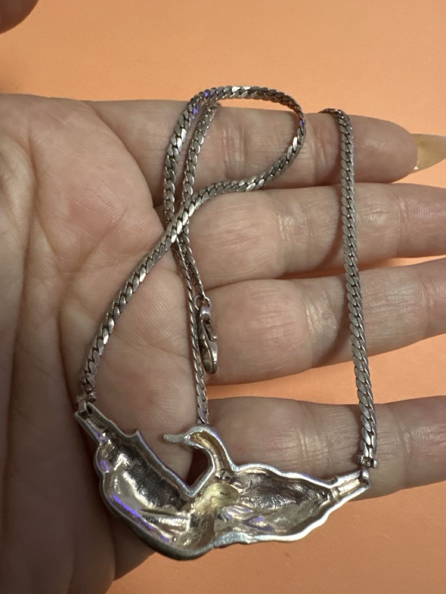 Ketten: Collier en argent, longueur 43 cm – Gebraucht aus Montreux von Pipo7878 2