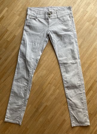 Tally Weijl Jeans, hellgrau, Gr. M