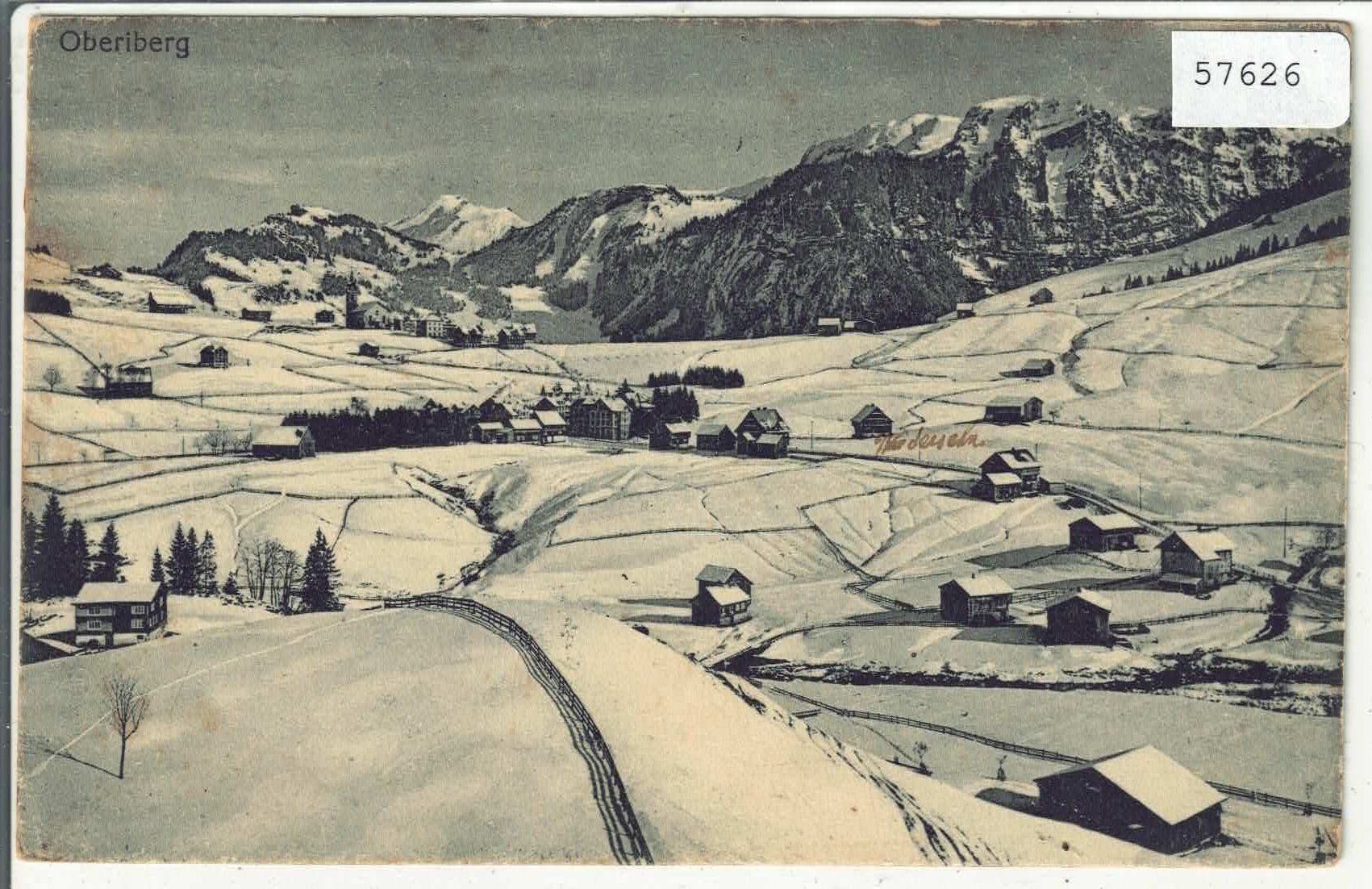 Cartes postales: Oberiberg - Generalansicht im Winter – D'occasion à Ettingen par Kartenplanet