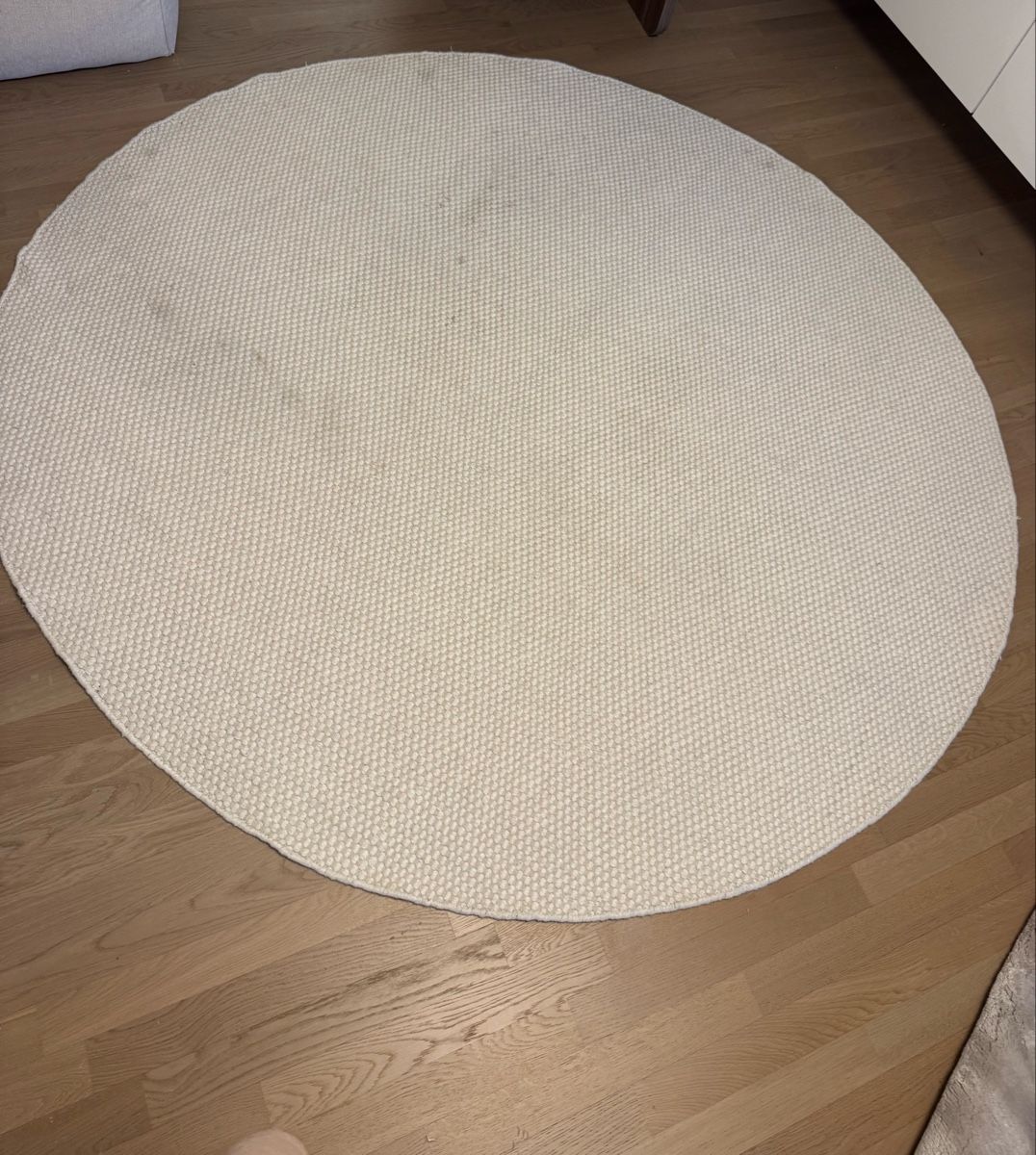 Tapis: Runder Teppich - creme, 200cm Durchmesser, gebraucht – D'occasion à Lachen SZ par Chiara_Rico_Nosiadek 1