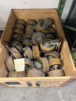 PU Schwerlast Transportrollen mit Kopfplatte ungebremst