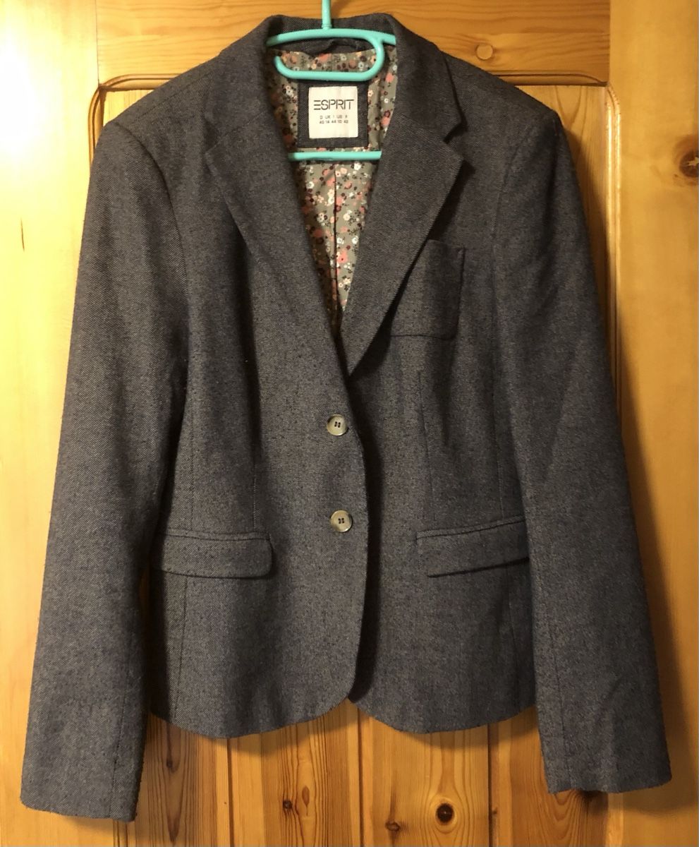 Esprit Giacche: Blazer, jeansblau, ESPRIT, Gr.40 – Nuovo (secondo la descrizione) da Mühlebach (Goms) venduto da chr_q6d8 1