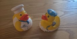 2 Quietscheentchen Badeentchen Schaumbad, Koch