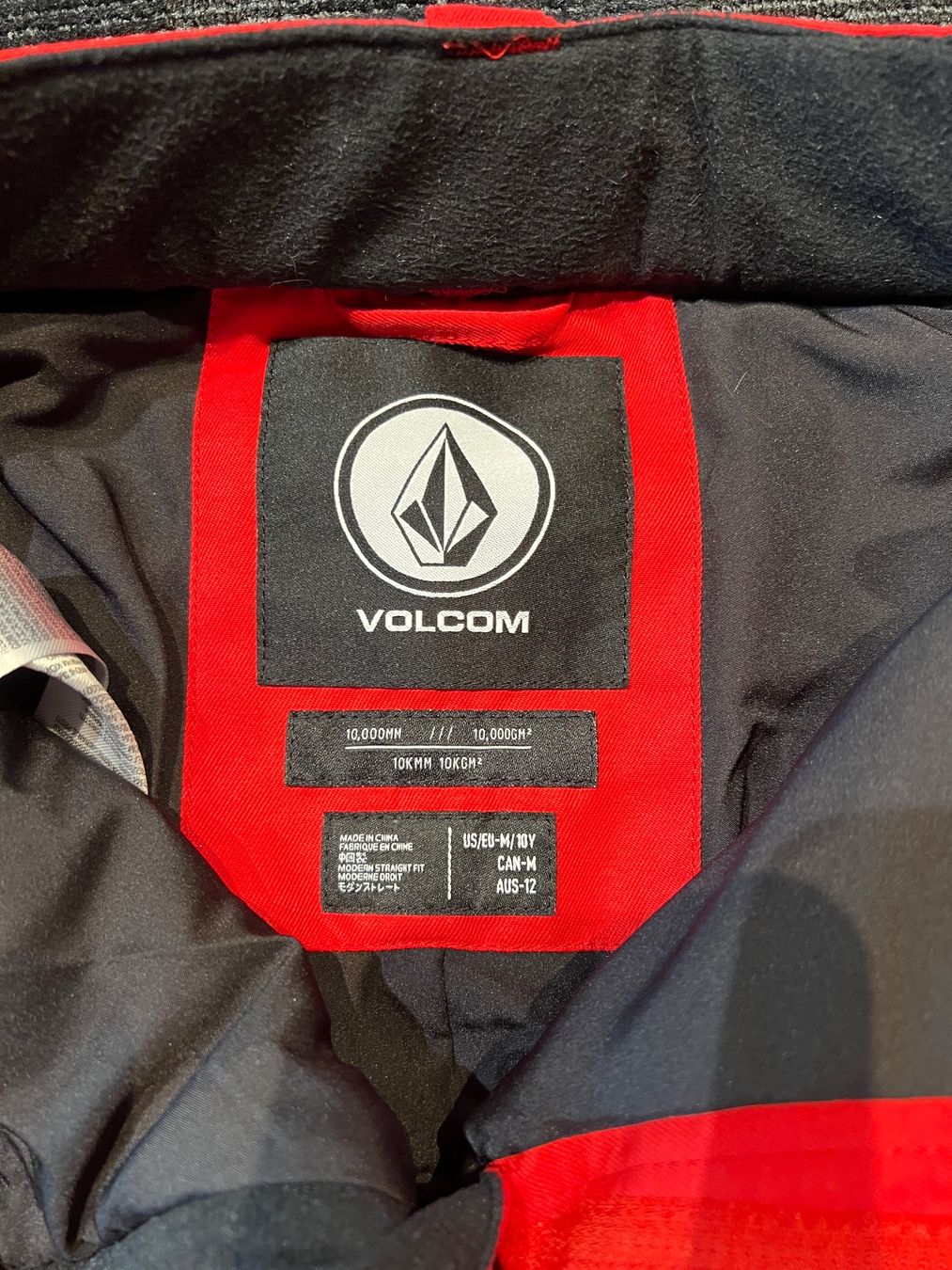Volcom Pantaloni: Skihose VOLCOM, Col. rot, Gr. 12J / top Zustand – Usato da Münsingen venduto da ambuehl81 1